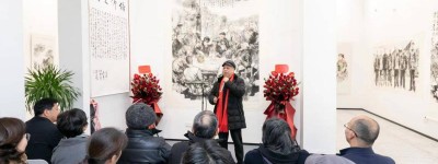 陈亚非水墨人物展今天在浙江鄞州书画院开展